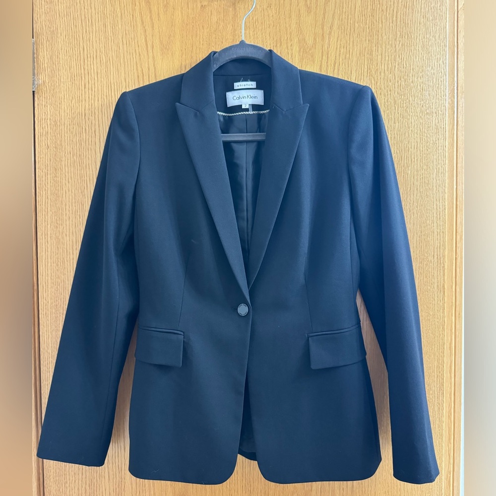 CK black blazer